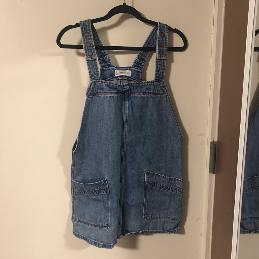 mango overall dress